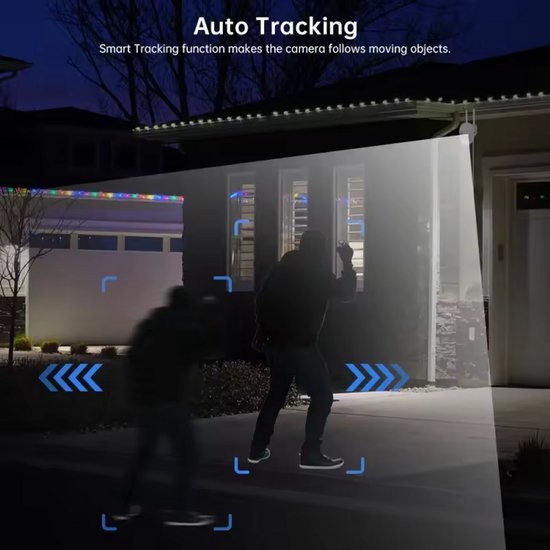 3 MP HD Beveiligingscamera, Met SD kaart slot en Wifi. Werkt in de Tuya app. (wit) Type: AP-Q027. (GRATIS APP ZONDER RECLAME OF ABBONEMENT) van Merkloos — afbeelding 3