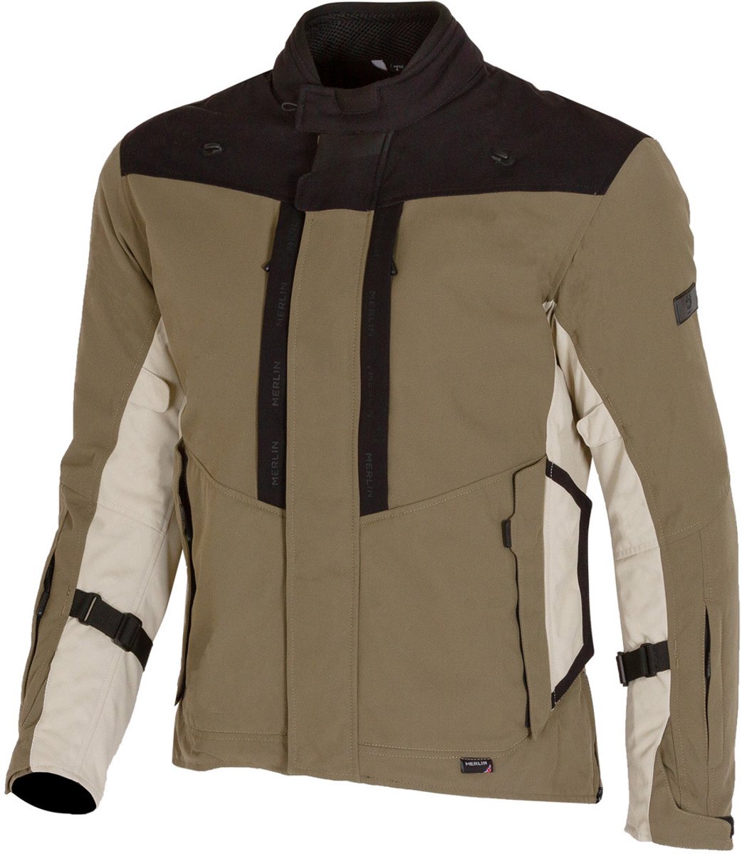 Merlin Borderlands D3O Groen Textiele Motorjas - Jas