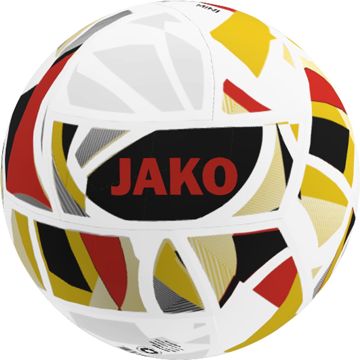 JAKO - miniball iconic - Voetbal mini - Wit, zwart