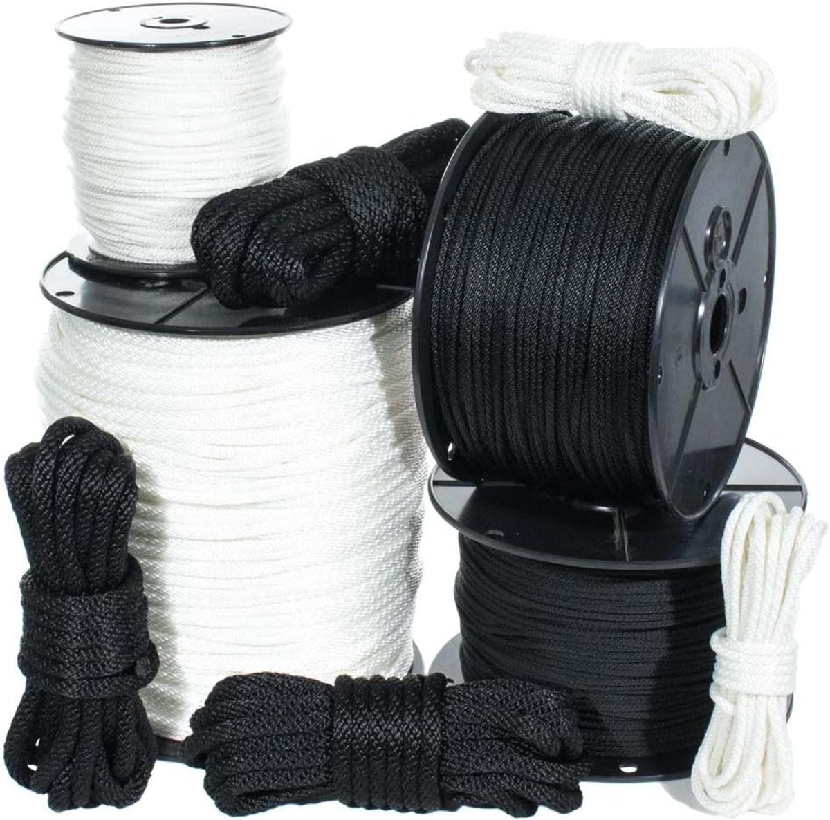 Nylon Touw - Stevig Koord - Buitenklussen - Minimale Rek - 3/8 Inch x 250 Voet - Wit