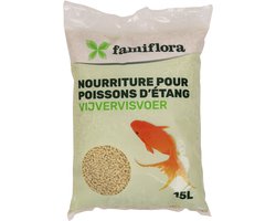 Famiflora Premium Pond Sticks vissenvoer 15L / 2.5KG - Visvoer voor koi en siervissen - Premium geëxtrudeerde sticks - Rijk aan tarwekiemen & hoogwaardige ingrediënten