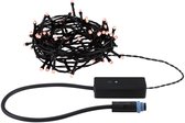 Plug & Shine LED-lichtketting Yuna RGB 5m IP44 3W Zwart
