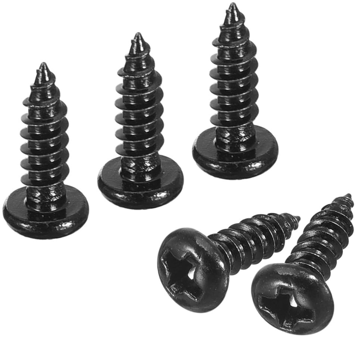 Dailygoods- Zelftappende Schroeven 3 mm x 10 mm - 100 Stuks - Ronde Kop - Roestvrij Staal - Corrosiebestendig - Duurzaam