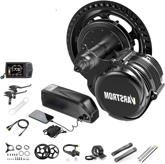E-bike Conversiekit – Elektrische Fiets Motor – Middenmotor – Ebike Ombouwset – Fiets...