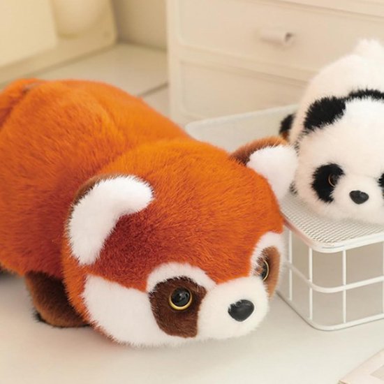 Dubbele Panda Knuffel - Omkeerbaar Speelgoed - Kinderslaapkamer Decoratie - Twee Zijden Design - 35CM - Veelkleurig — afbeelding 2