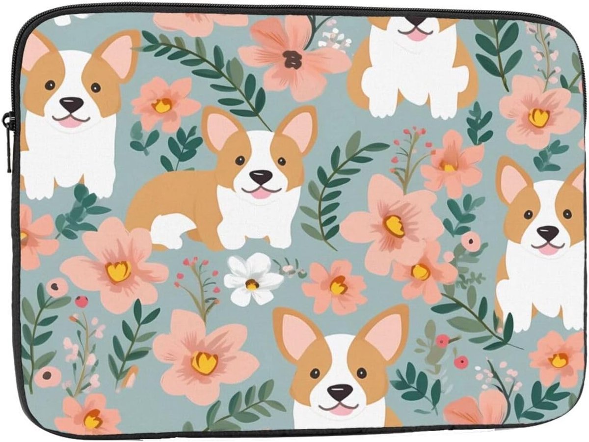 Laptop Sleeve - Computer Tas - Dagelijks Transport - Schokabsorberende Vulling - 15 inch - Zwart