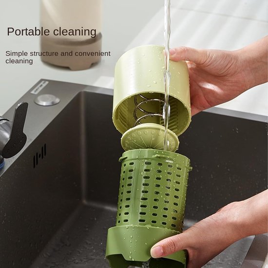 Fruit Juicer En Pers Apparaat Voor Sappen,Handmatige Voedsel Pers Met Droger - Voedseldroger Uitperser - Voor Thuis En Restaurant, Grillen Binnen En Buiten, Groente, Fruit, Dumplings, Salade — afbeelding 3