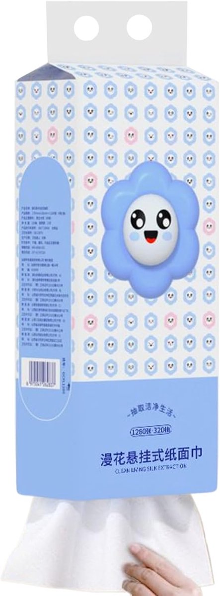 Toiletpapier Mandje - Papier Dispenser - Reizen Huishouden - Easy Pull Functie - 17 x 15.6 cm