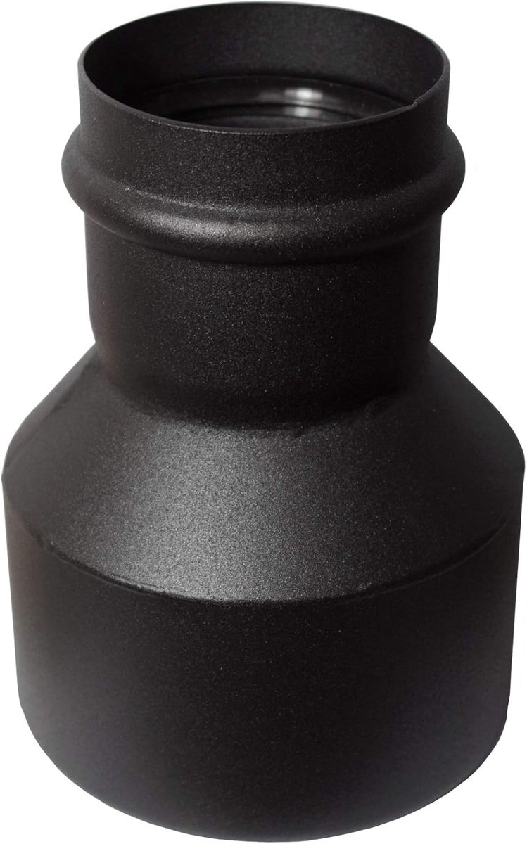 Pelletbuis Systeem - Afvoerbuis Kachel - Pelletkachel Aansluiting - Hoge Temperatuur Bestendig - DN 80 mm - Zwart