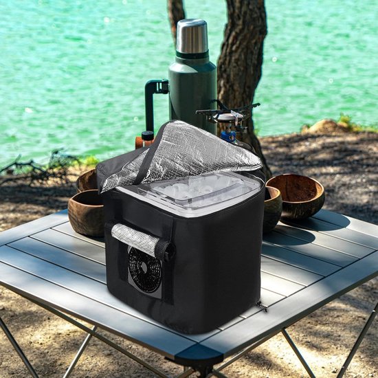IJsblokjesmaker Afdekking - Isolatiehoes Apparaat - Keuken Bescherming - Waterdicht Oxford Materiaal - 35 x 20 x 5 cm — afbeelding 3