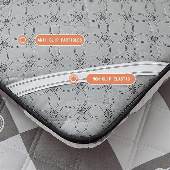 Japanse Matras - Vloerbed - Comfortabel Slapen - Opvouwbaar Oprolbaar - 90x200cm - Nice — afbeelding 4