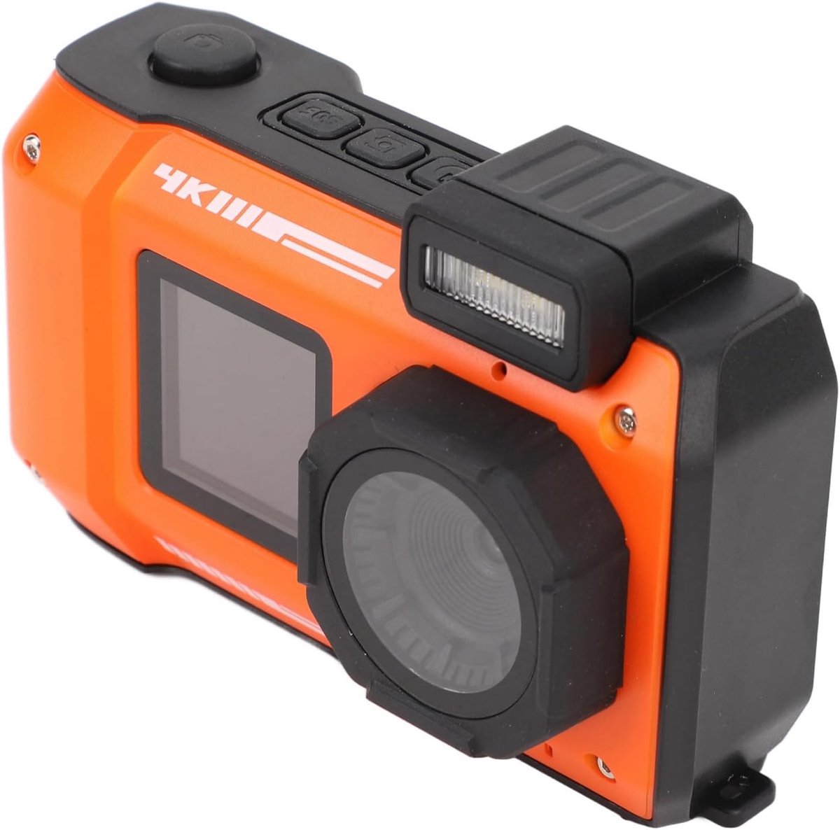 Onderwatercamera 4K - Digitale Camera - Duiken Snorkelen - Dubbel Scherm Autofocus - 10 Meter Diepte