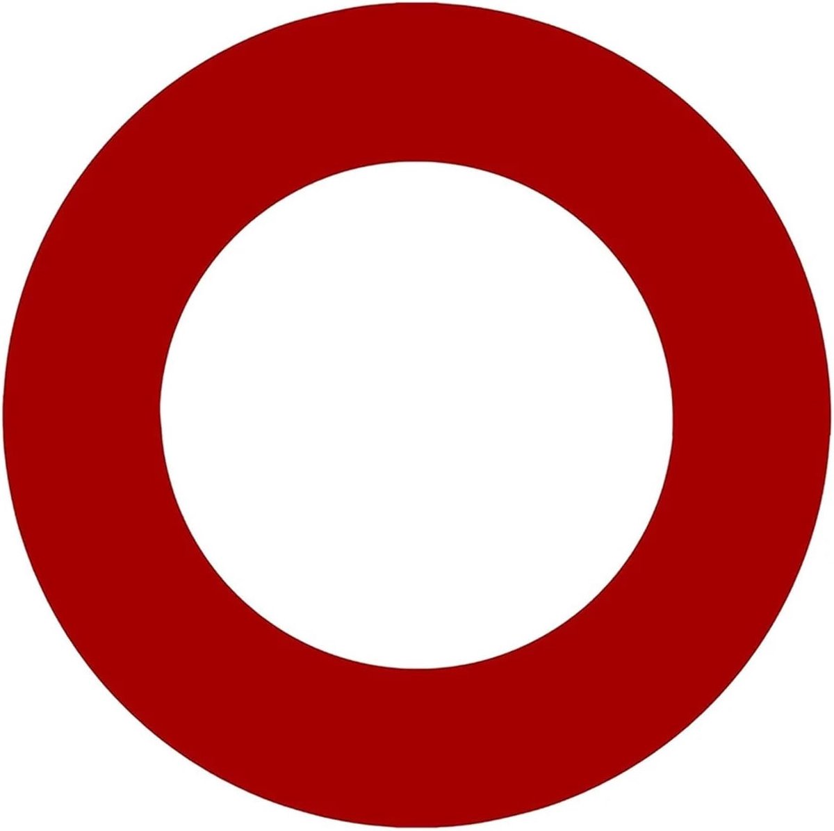 Dartbord Muurbeschermer - Ring Surround - Beschermt Muren - Gemaakt van EVA - 45cm Diameter - Rood
