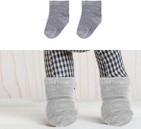 Poppen enkelsokken - Poppenkleding set - Poppen aankleden - Zachte katoenmix - 5 paar - Mix van kleuren — afbeelding 2
