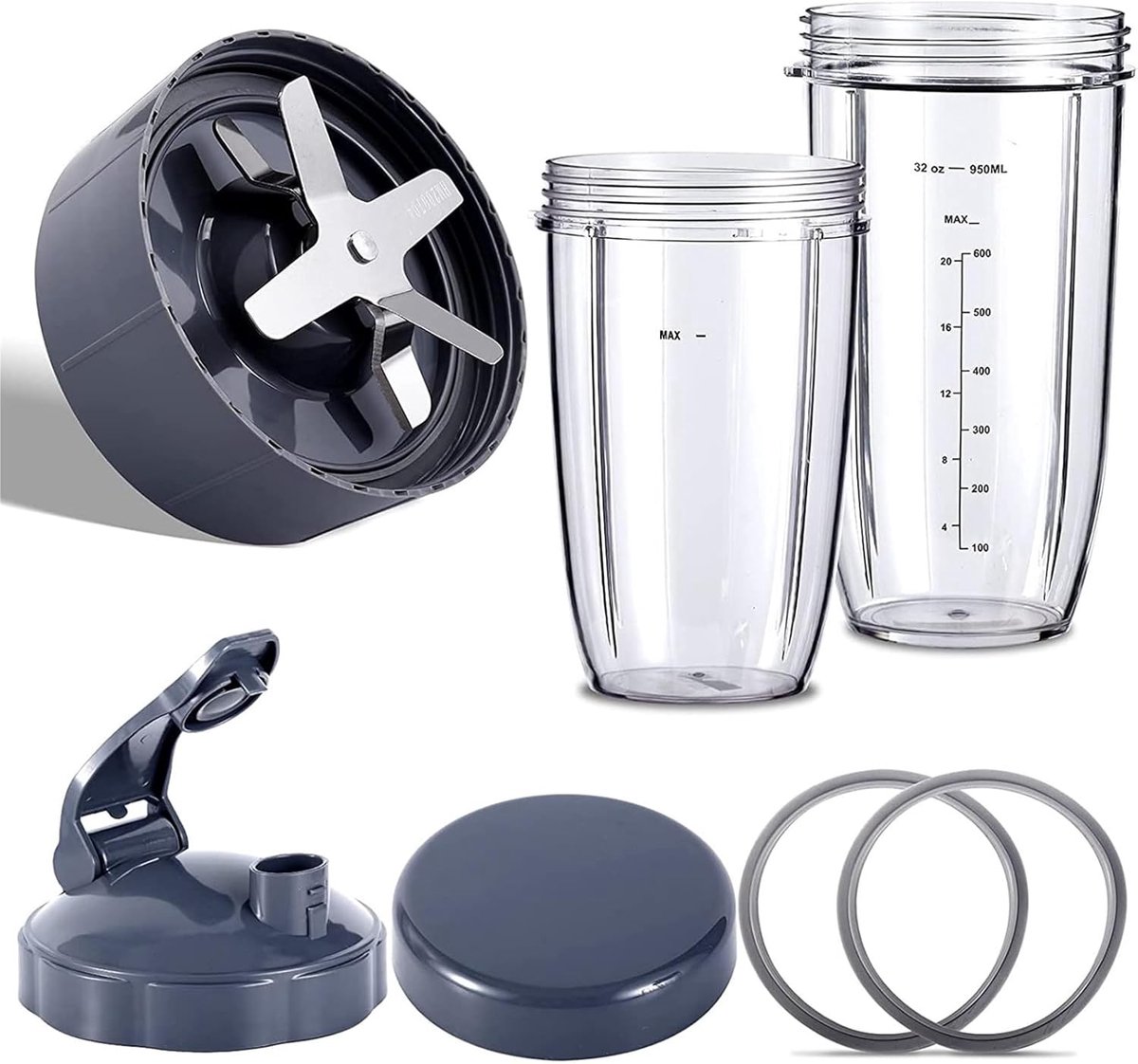 Vervangende Onderdelen Blender Accessoires Smoothies Maken Duurzaam Roestvrij Staal 32oz 24oz Bekers Foto Kleur