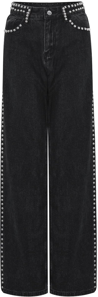 Dames rechte katoenen broek - effen kleur, ademend en comfortabel voor elke dag