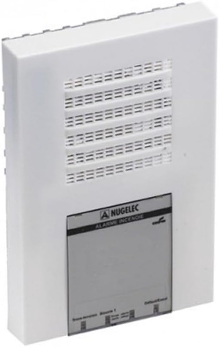 Brandalarm Paneel - Type 4 Melder - Veiligheid Melding - Batterij Back-up Stroom - 24 x 16 x 47 cm