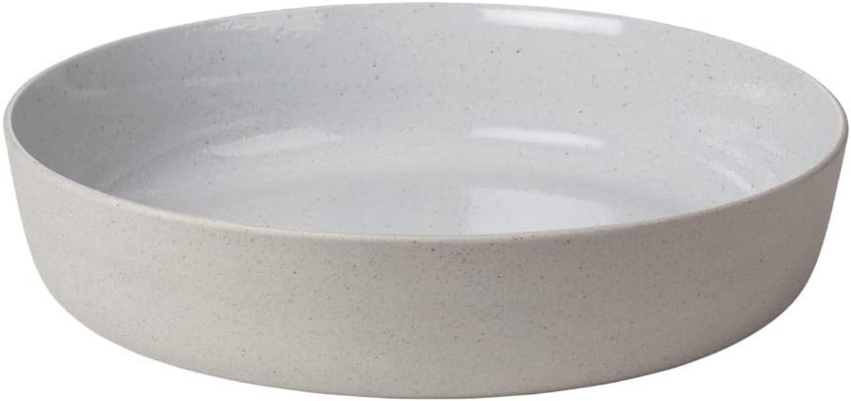 Slakom - Serveerschaal - Salade Serveren - Magnetronbestendig Vaatwasserbestendig - 1200 ml - Grijs