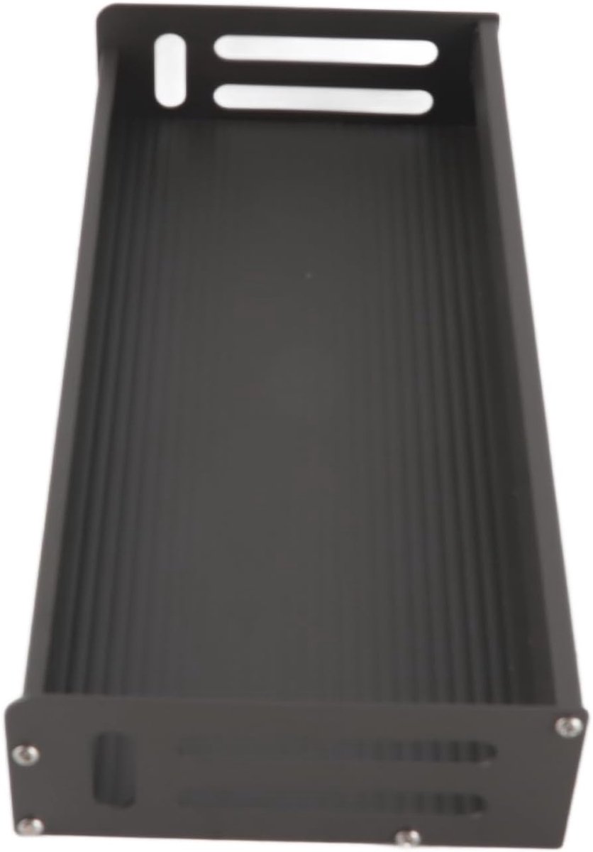 Keukenrek - Wandorganizer - Kruiden Opbergen - Ruimte Aluminium - 32x16x8 cm - Grijs