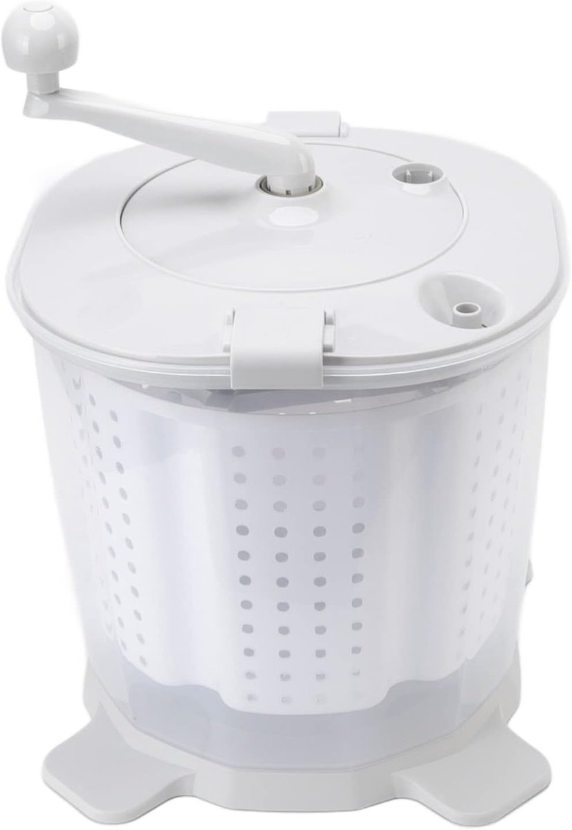 Handmatige Wasmachine Draagbare Wasmachine Snel Wassen Niet-elektrisch 41x35x35cm Nordic Grey