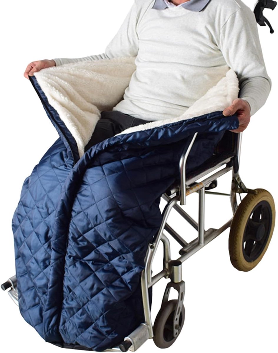 Rolstoel Dekens - Fauteuil Zakwarmer - Warm Blijven - Waterdicht Winddicht - 112 x 65 cm