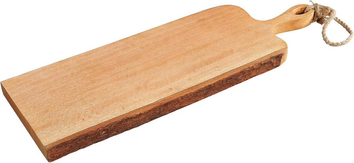Serveringsplank Hout 59x19 cm - Serveerplank Mango Hout - Borrelplank