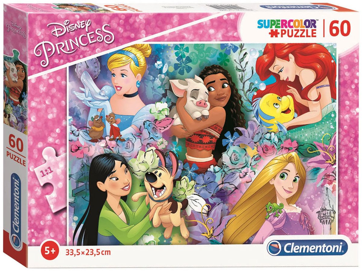 Clementoni - Puzzel - 60 Stukjes - Disney Princess - Puzzel Voor Kinderen - Vanaf 4 Jaar — afbeelding 5