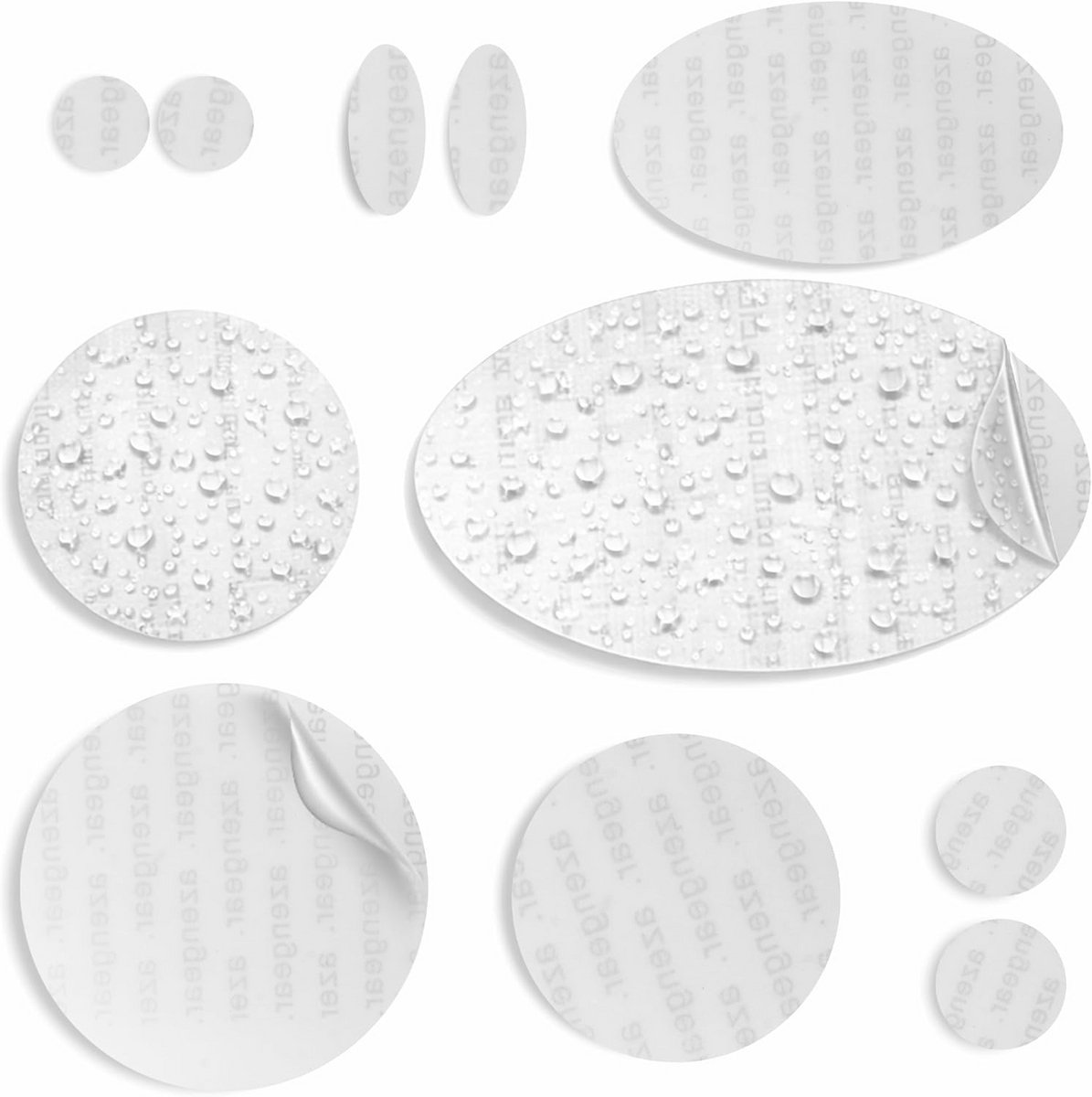 Waterdichte Reparatiepleisters Zelfklevend voor Kleding en Kampeerspullen (11 Stuks)