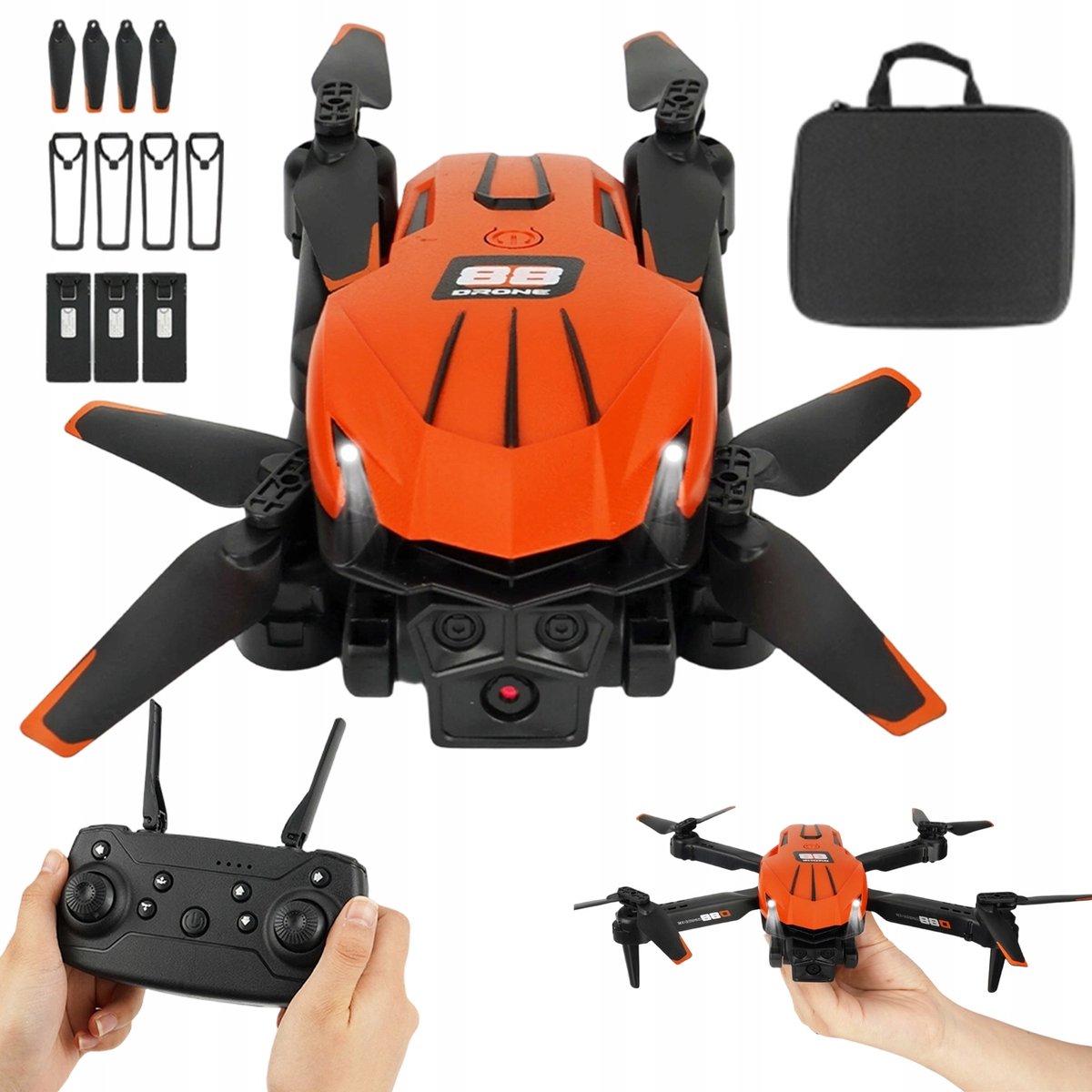 Drone - HD Dual Camera Drone - 4K Camera & 3 Batterijen