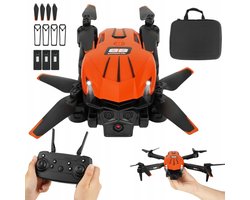 Drone – HD Dual Camera Drone – 4K Camera & 3 Batterijen – Met Obstakel Vermijding & GPS – Vouwbaar & Draagbaar – Voor Beginners & Luchtfotografie