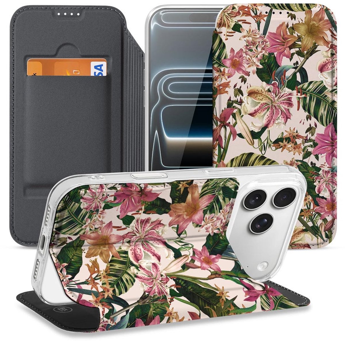 iPhone 17 Pro Standcase Hoesje Flowers