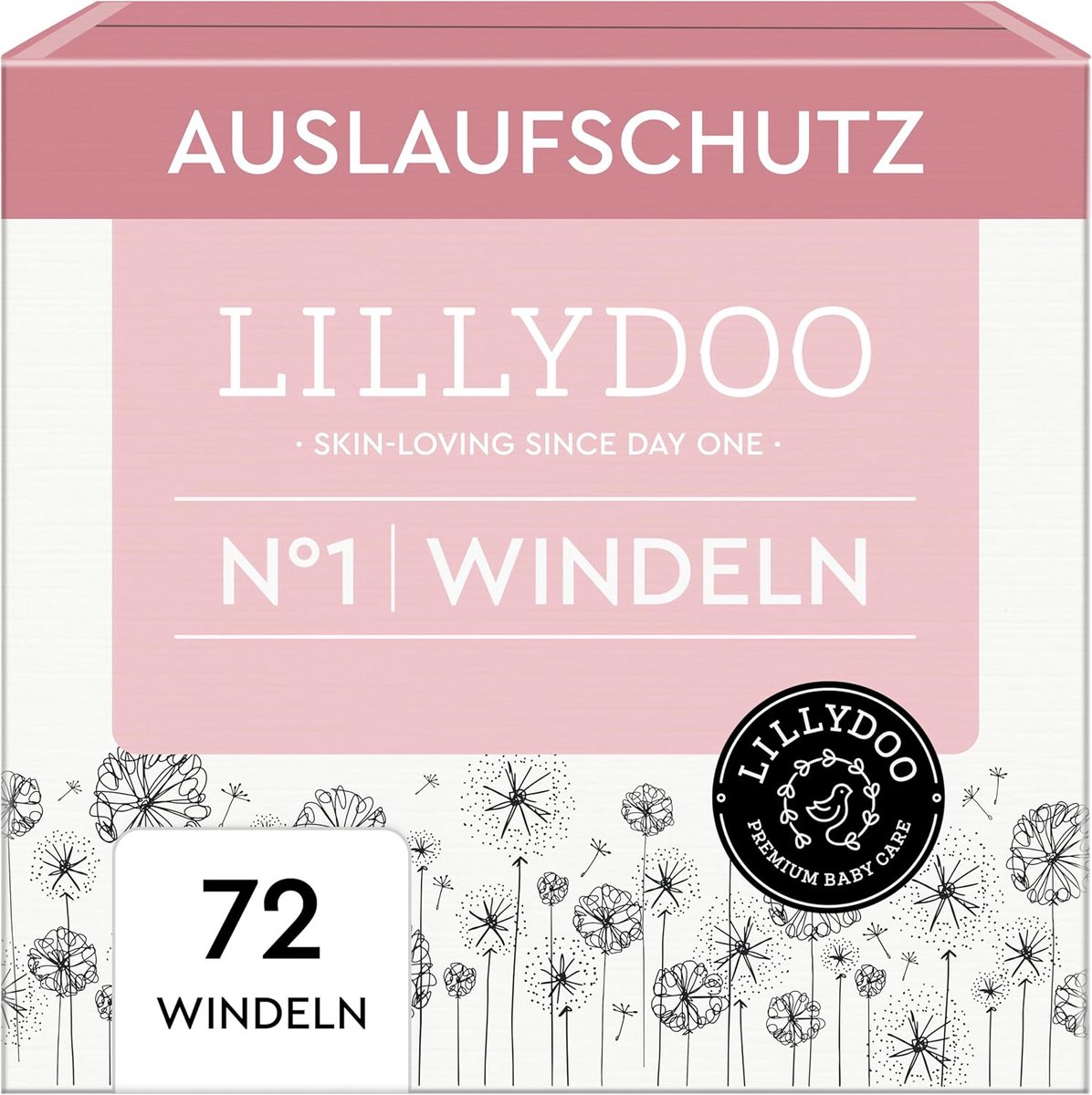 Luier Maat 1 (2-5 kg) - Zacht en Lekvrij voor Gevoelige Babyhuid - 72 Stuks