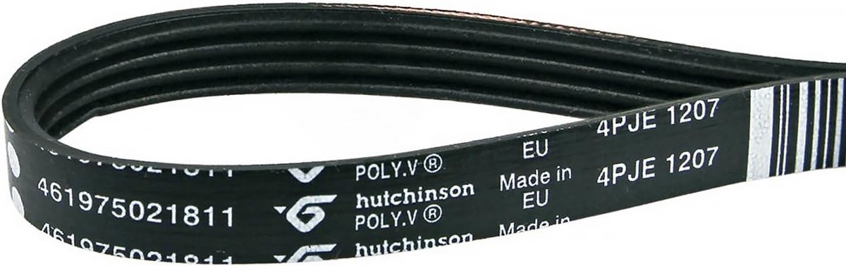Elastische V-snaar Vervanging voor Bovenlader Wasmachine (Kruislingse Ribriem)