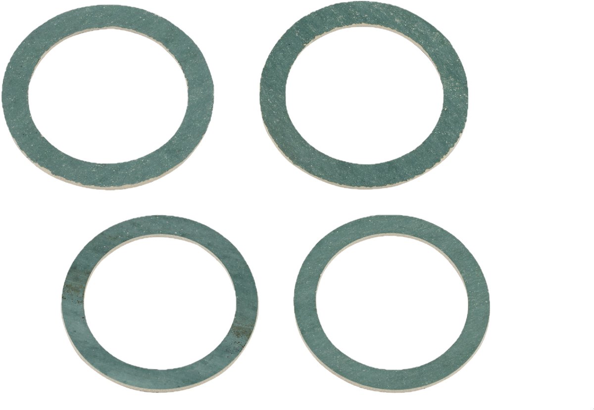 KIRCHHOFF fitting pakking, HD-vezel, 42 x 55 x 2/46 x 62 x 2 mm, voor 1 1/4" en 1 1/2" (2x2)