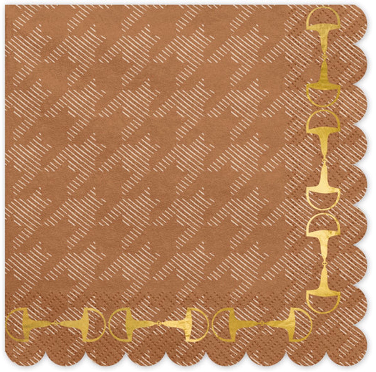 12 Steigbögel Feestservetten 33x33 cm