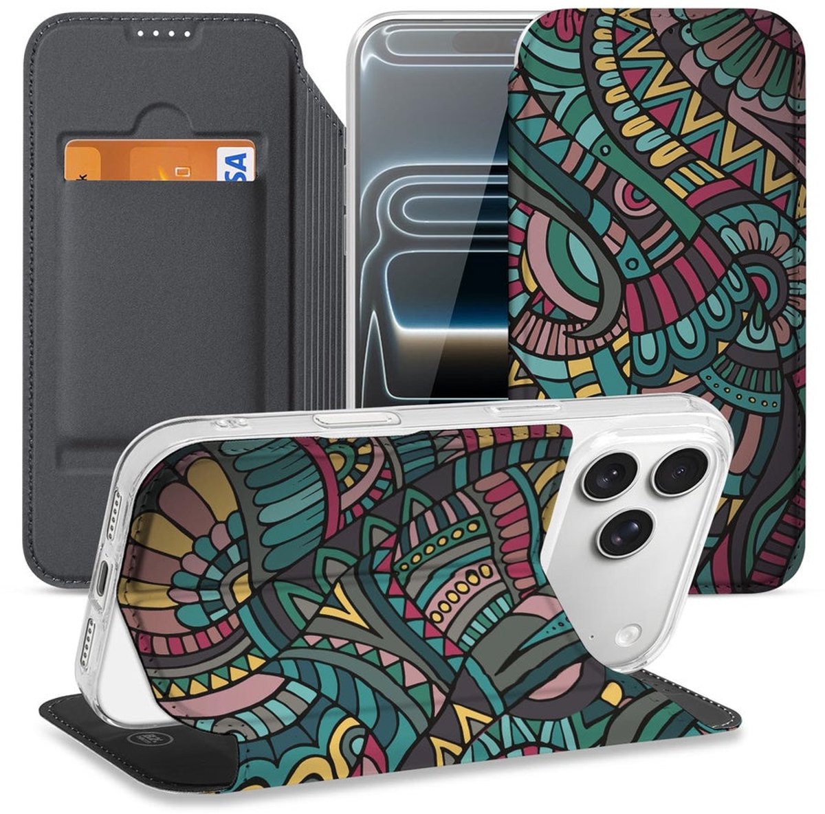 Apple iPhone 17 Pro Max Flip Style Cover Aztec