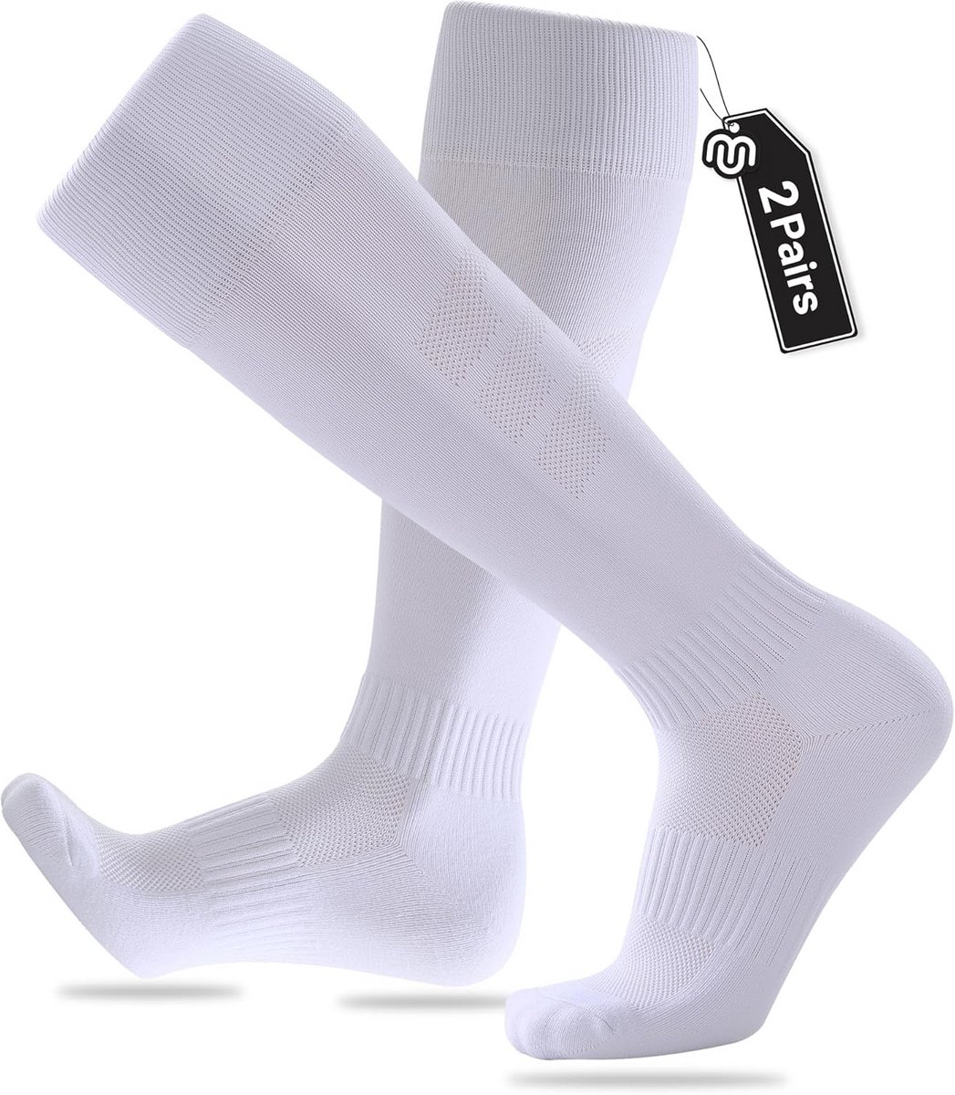 Kniehoge Sportsokken voor Heren - Anti-slip Compressie Sokken voor Voetbal en Training