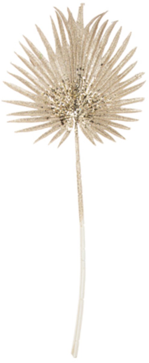ARTYFETES - Exotische blad tak met gouden glitter 87cm