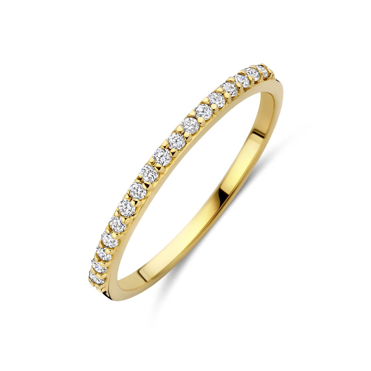 14K Geelgouden Ring met Lab Grown Diamant 0.17 ct 4035559 – G VS
