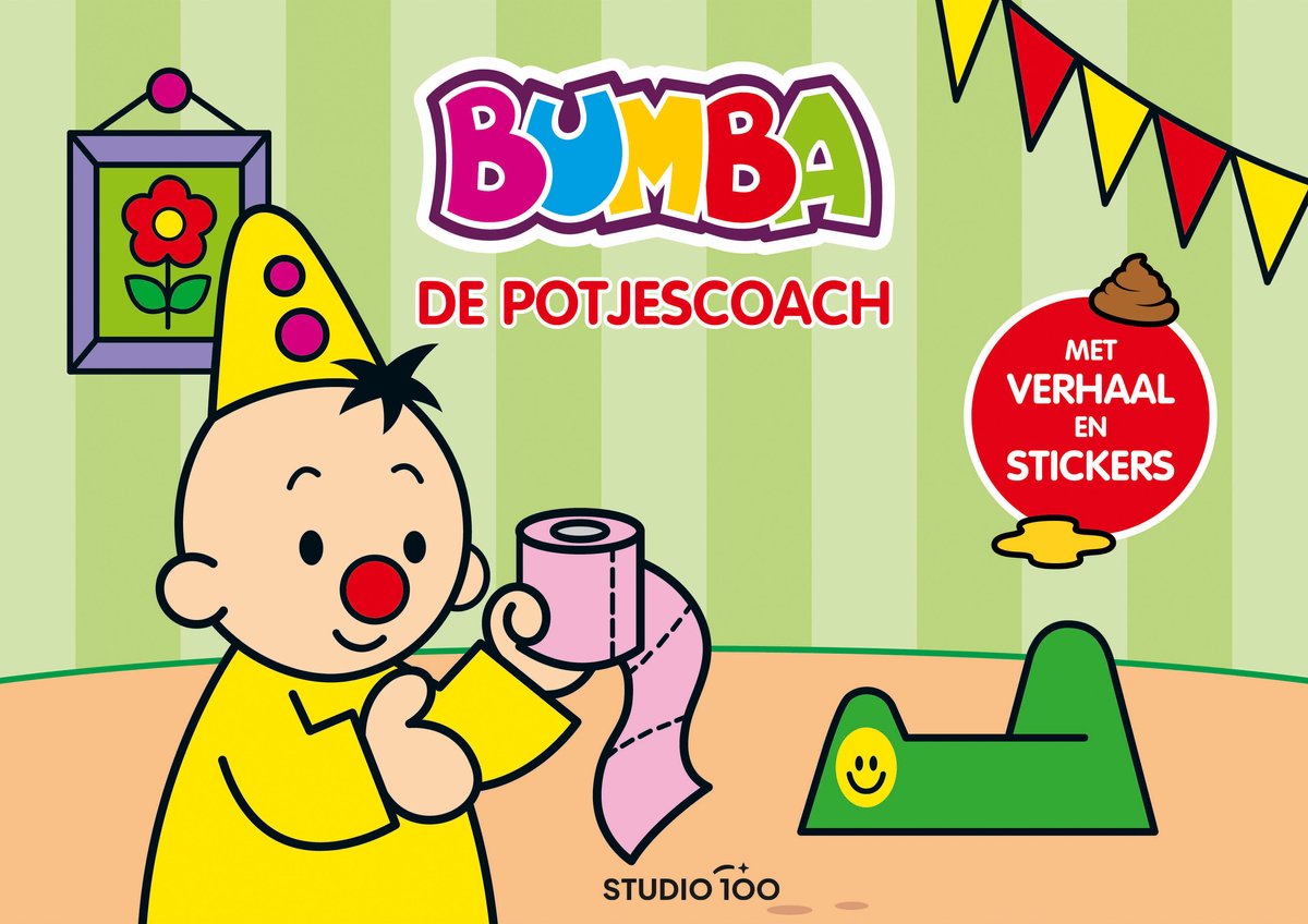 Studio 100 Stickerboek - de potjescoach - bumba