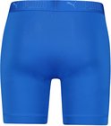 Kobaltblauwe Puma boxer briefs met een elastische tailleband met Puma-logo.