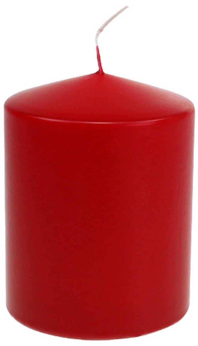 Stompkaarsen 130/100 rood 4 st