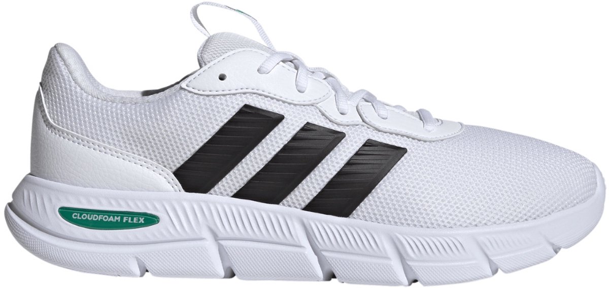 adidas Cloudfoam Flex-Laces Heren Sneakers Wit