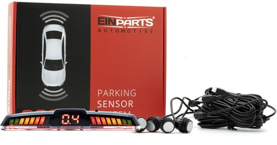 Einparts Parkeersensoren 4 Sensoren Achter Voor Autodisplay