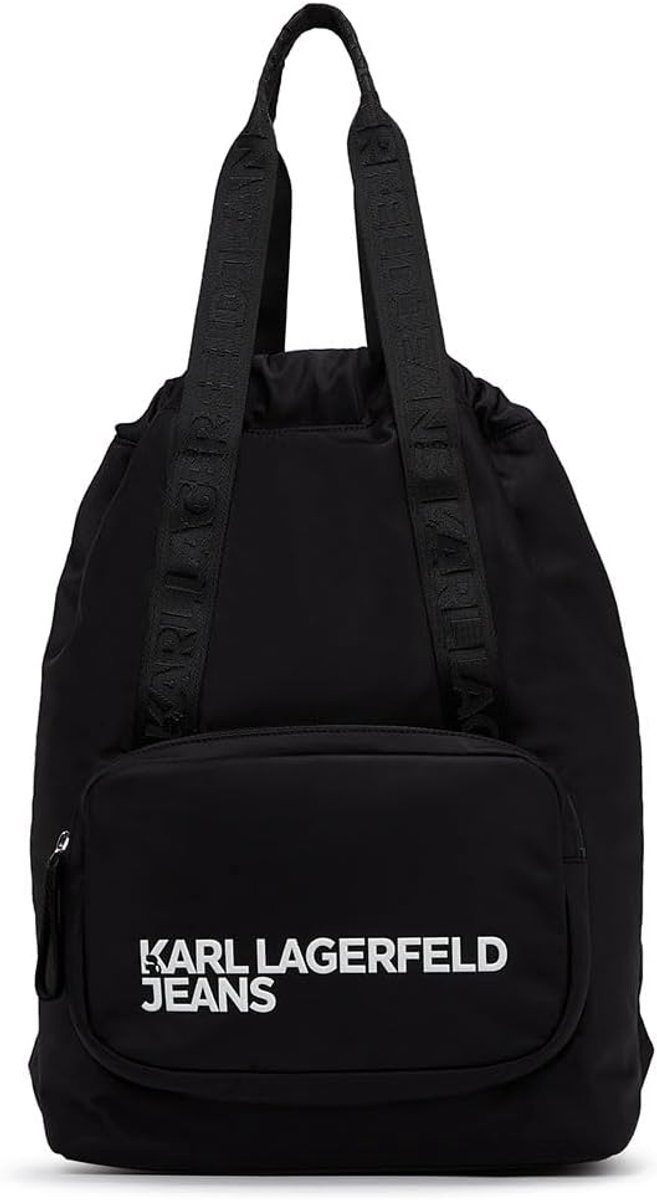 Sportieve Nylon Damentas Zwart - Grote Shopper voor Dames