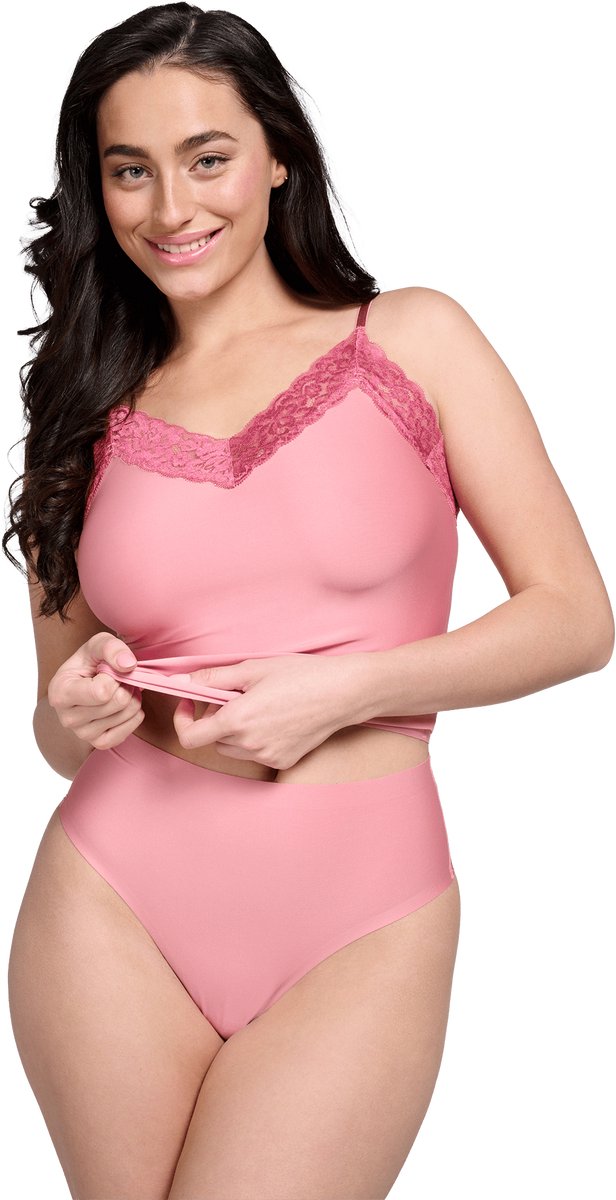 Ten Cate Secrets high waist brazilian rose pink voor Dames | Maat XL