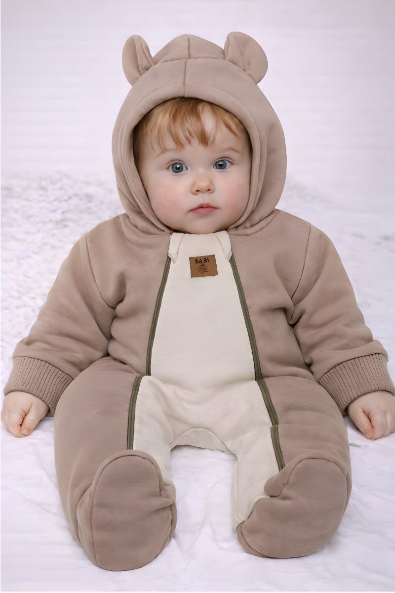 Dartomik - Babykleding - Katoenen Romper - Met Kap - Certificaat Oeko-Tex