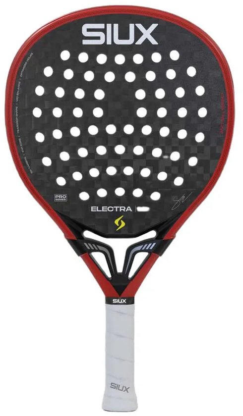Siux – Electra Pro 2026 – Padelracket – 12K carbon – hybride vorm Siux – Electra Pro 2026 – Padelracket – 12K carbon – hybride vorm