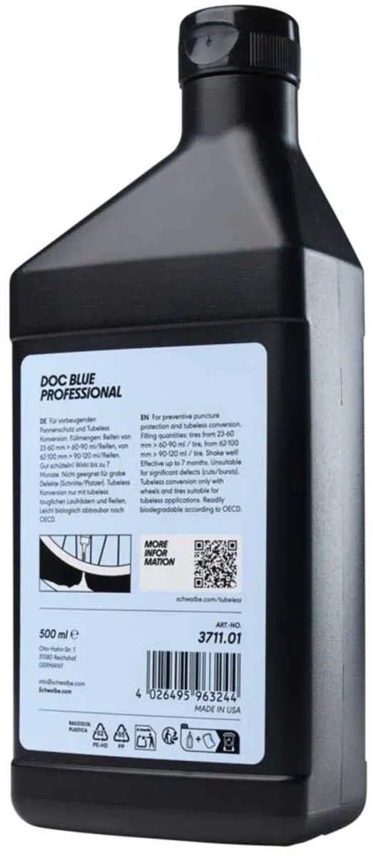Schwalbe Doc Blue Tubeless Sealant 500ml - biologisch afbreekbaar thumbnail 7