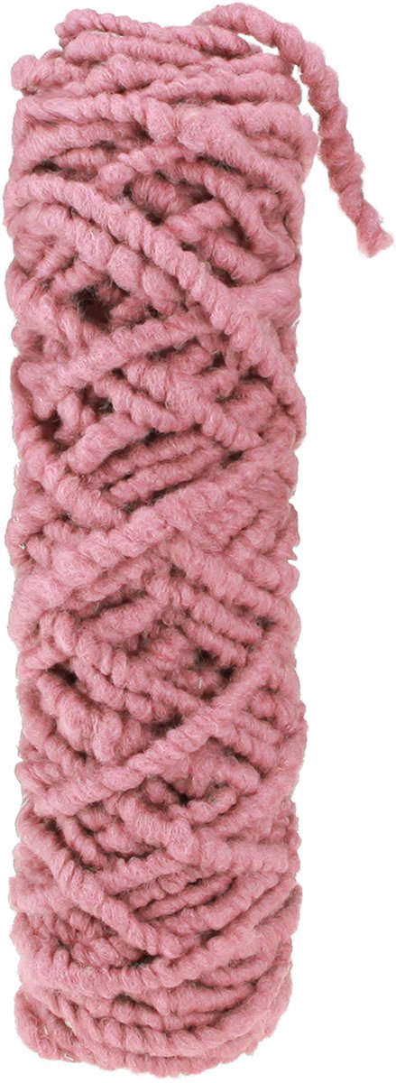 Fluffy Mirabell viltkoord oudroze 25m